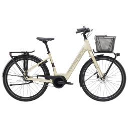 Rower elektryczny turystyczny Trek District+ 1 – torpedo i niska rama 400 Wh