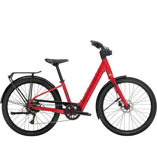 Rower elektryczny turystyczny Trek Verve+ 1 LT o niskim przekroku 250 Wh